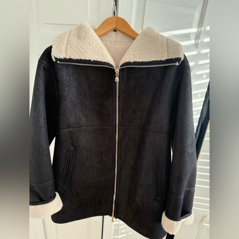 Faux Shearling jacket from Mango never worn